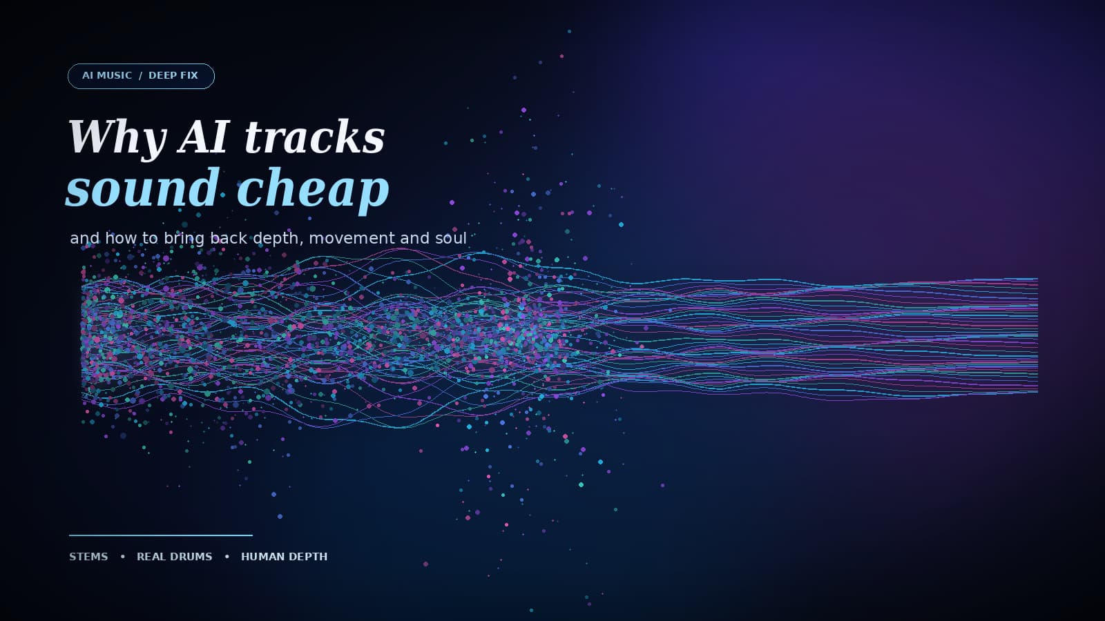 Why AI Tracks Sound Cheap — and How to Fix It