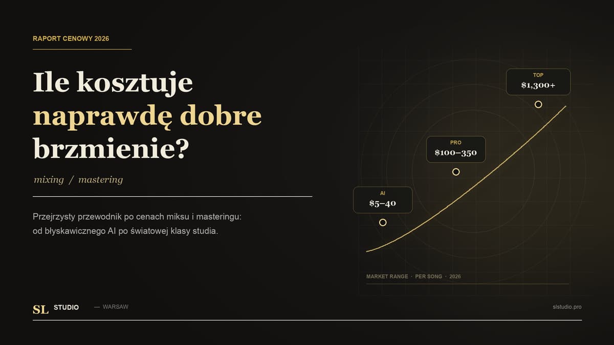 Ile kosztuje mix i mastering w 2026?