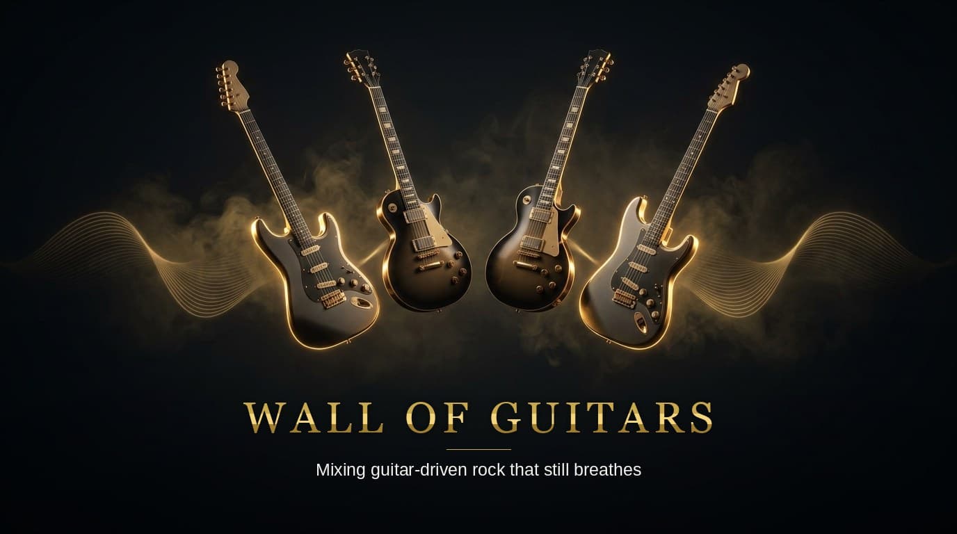 Mixing Guitar-Driven Rock — A Wall of Guitars That Still Breathes