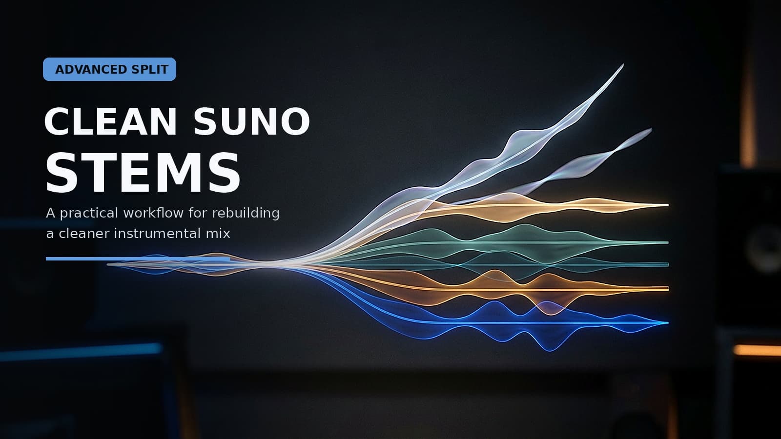 How to Make a Clean Instrumental in Suno with Advanced Split