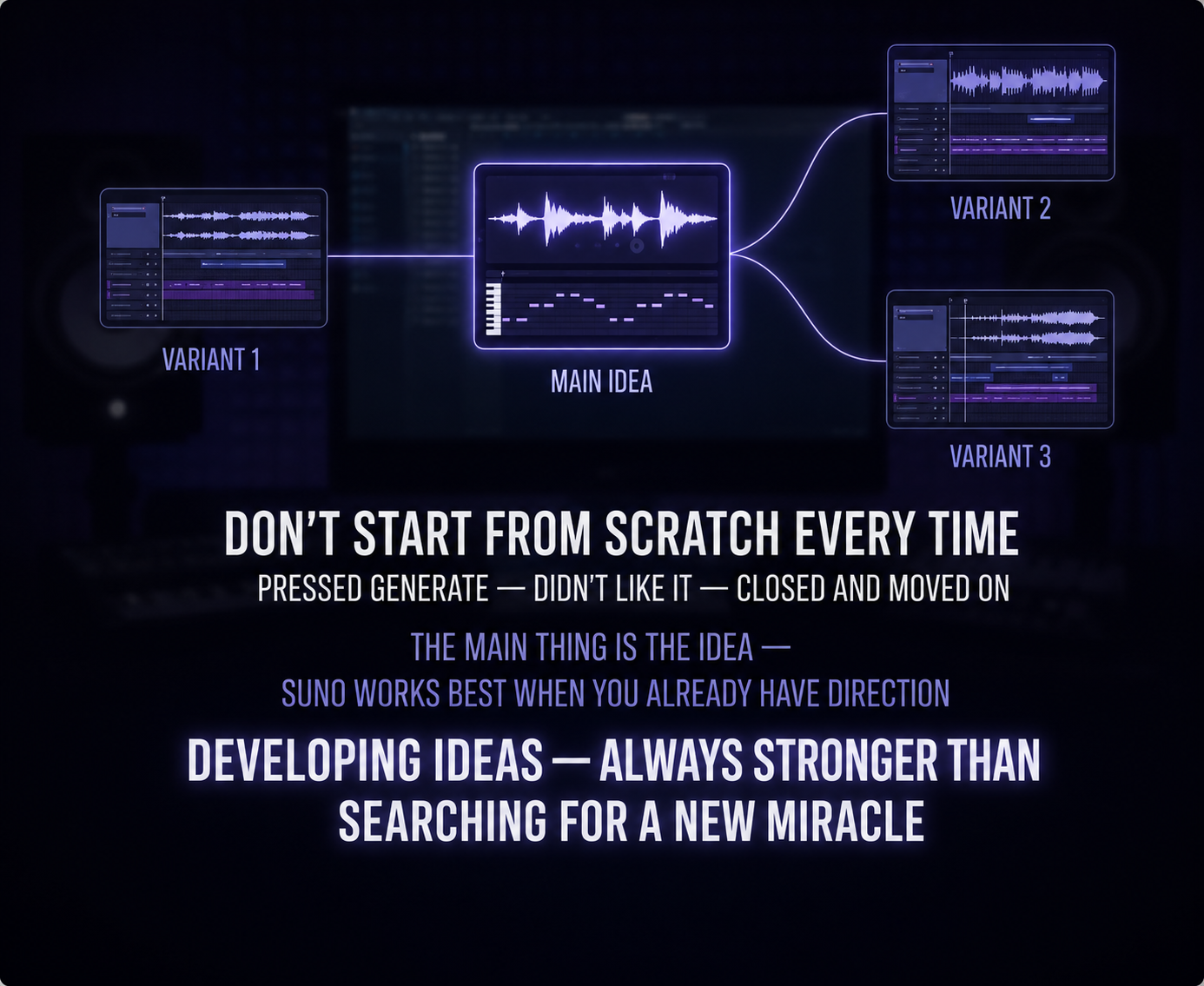 Don't Start from Scratch Every Time