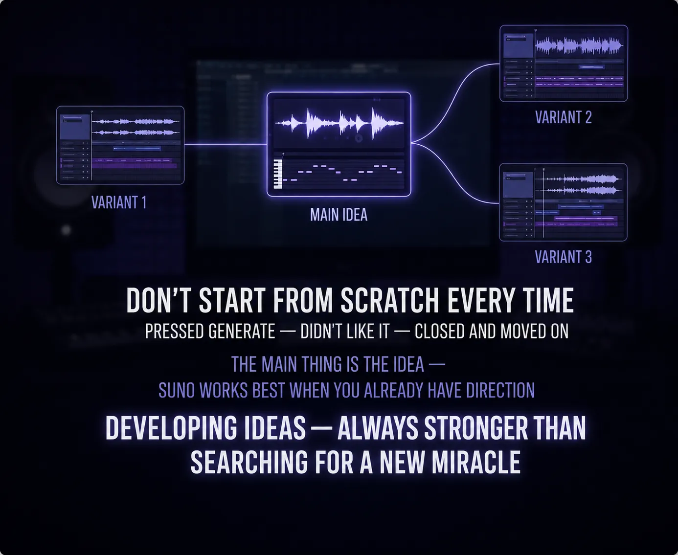 Don't Start from Scratch Every Time
