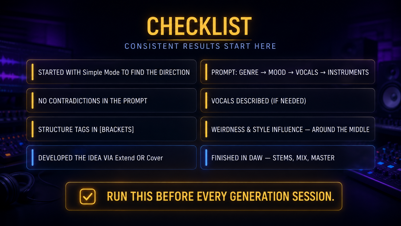 Checklist