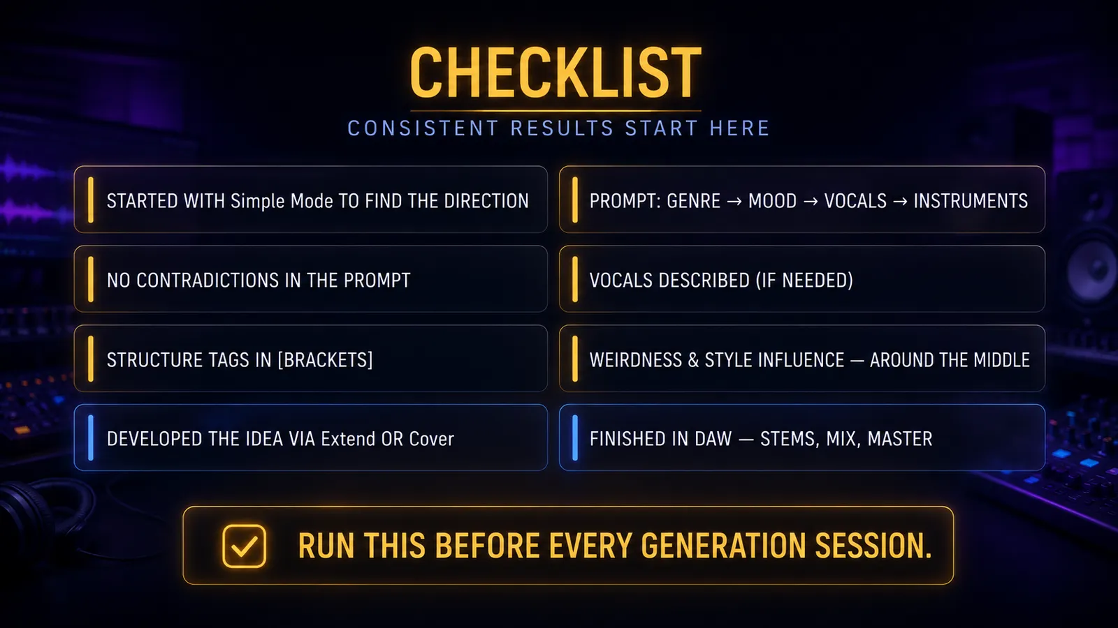 Checklist